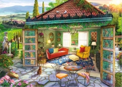 Puzzle Ravensburger Tuscan Oasis 1000 piese