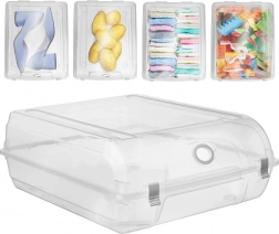 Cutie transparentă pentru pantofi cu capac, 37 × 29 × 13 cm