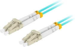 Patchcord optic duplex OM3 MM LC/UPC–LC/UPC 3 m (aqua) - 1 bucată