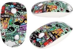 Mouse wireless cu design Graffiti 1600DPI