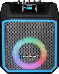 Boxă portabilă pentru petreceri BLAUPUNKT MB06.2 cu Bluetooth, FM, USB/SD, karaoke și LED