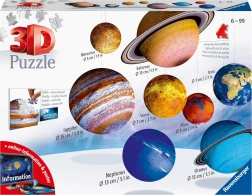Puzzle 3D sistem solar 540 piese
