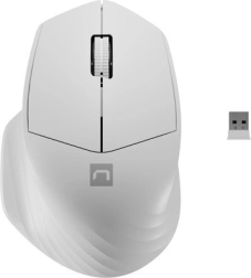 Mouse wireless Siskin 2 1600 DPI Bluetooth 5.0 + 2.4 GHz – Alb