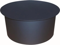 Capac de acoperire pentru coș de fum 145 mm negru