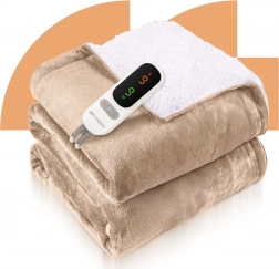 Pătură electrică încălzită CozyHeat 160 W bej