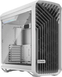 Torrent White TG Clear Tint 5xFan carcasă ATX
