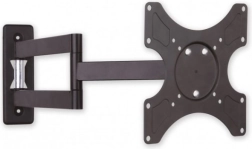 Suport de perete LCD/LED 19-37" cu braț dublu, 25 kg, negru