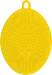 Burete de curățare din silicon, oval, cu două fețe