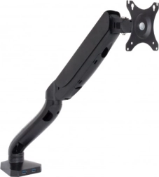 Suport monitor reglabil cu braț cu arc cu gaz și porturi USB