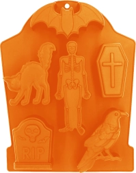 Formă de copt din silicon Halloween – 6 cavități