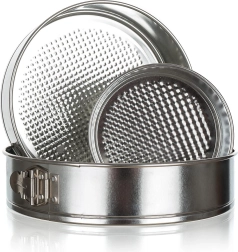 Set de forme de tort detașabile FANTASIA 16/24/28 cm, metal cositorit