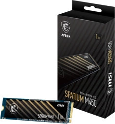 Ssd msi spatium m450 1 tb m.2 pcie 4.0 nvme
