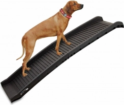 Rampă pliabilă pentru câini pentru mașină, ușoară, antiderapantă, până la 80 kg Bituxx