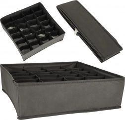 Organizator textil pentru sertar pentru lenjerie, șosete și accesorii – 24 compartimente