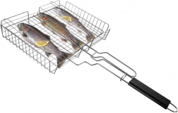 Coș de grătar din oțel cu închidere 61 × 32 cm