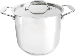 Oală din inox cu capac Kitchisimo Chef 20 cm, 4,7 l