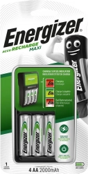 Încărcător ENERGIZER Maxi cu acumulatori AA 2000 mAh (4 buc.)