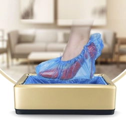 Dispenser automat pentru protecții de încălțăminte - auriu