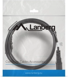 LANBERG cablu prelungitor de alimentare IEC C13–C14, 1,8 m, negru