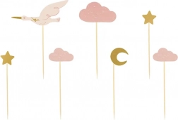 Decor pentru brioșe – barză