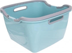 Lighean pătrat 22 l cu mânere rabatabile