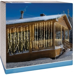 Cortină luminoasă LED suspendată pentru exterior 240 LED 2 m