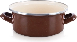 Oală emailată Brown 20,5 cm, 2,2 l