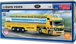 Kit de construcție MONTI SYSTEM MERCEDES‑BENZ Actros Liquid Food camion cisternă 1:48