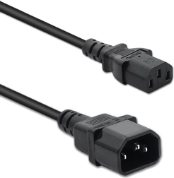 Cablu de alimentare pentru UPS IEC C13/C14 3×1,0 mm² 1,5 m