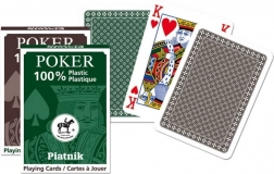 Cărți din plastic pentru POKER și BRIDGE – tip francez