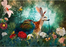 Puzzle Fauna Fantastică Jackalope 1000 de piese