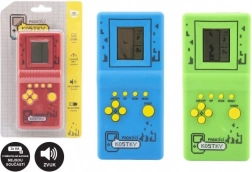 Joc electronic Zaruri căzătoare puzzle plastic 7x14,5 cm 3 culori cu sunet pe baterii