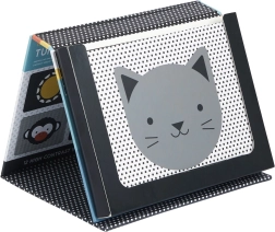 Petit Collage Timp pe burtică - oglindă cu imagini Peekaboo