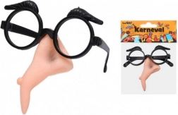 Set de vrăjitoare pentru carnaval – nas din plastic și ochelari