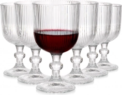 Set de pahare de vin din sticlă 340 ml, 6 buc.