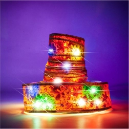 Panglică LED decorativă 10 m, 100 LED pe baterii – Multicolor