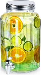 Dozator de băuturi din sticlă cu robinet 6,2 l VILDE