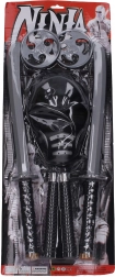 Set ninja mască și cinci arme pentru copii