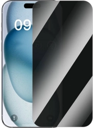 Baseus Superior sticlă securizată privacy pentru iPhone 15 Plus (2 buc.)