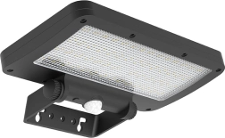 Solight reflector LED solar de exterior cu senzor 5 W 500 lm 4000 K negru