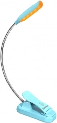 Lămpiță fără fir cu clemă Glocusent mini USB-C albastră
