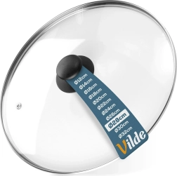 Capac de sticlă 28 cm cu ventil de aerisire