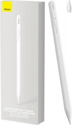 Stylus Baseus pentru scriere lină cu indicatori LED