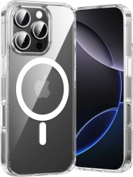 Husă transparentă Vention pentru iPhone 16 Pro cu MagSafe