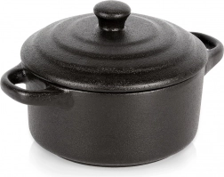 Castron din porțelan pentru copt cu capac 450 ml