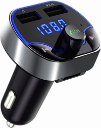 Transmițător FM Bluetooth pentru mașină cu USB și suport MP3, WMA, FLAC și WAV