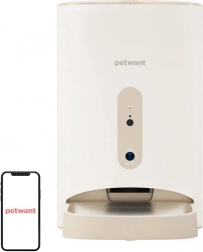 Distribuitor automat de hrană pentru animale de companie PETWANT cu cameră 4,5 l