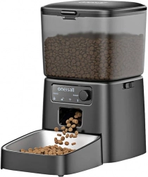 Distribuitor inteligent de hrană Oneisall negru