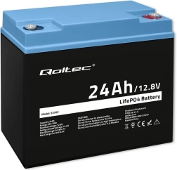 Acumulator LiFePO4 litiu-fosfat de fier 12.8V 24Ah 307.2Wh cu BMS