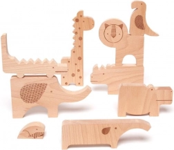 Puzzle din lemn Safari de la Petit Collage